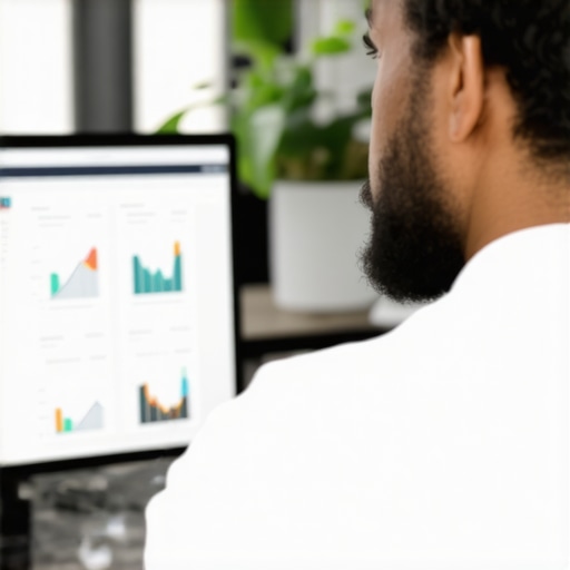 Analyzing Local SEO Data Person reviewing local SEO analytics on a laptop