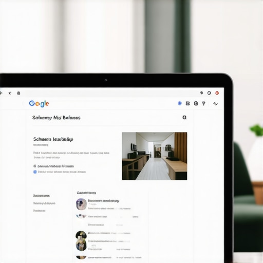 Screenshot of Google My Business profile with schema markup and localized content enhancements