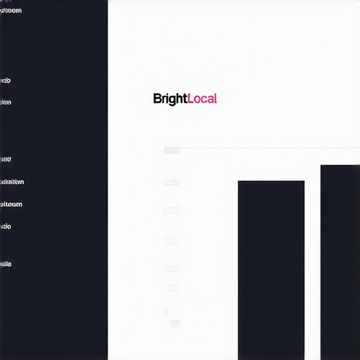 BrightLocal local SEO tool interface displaying citation and review metrics.