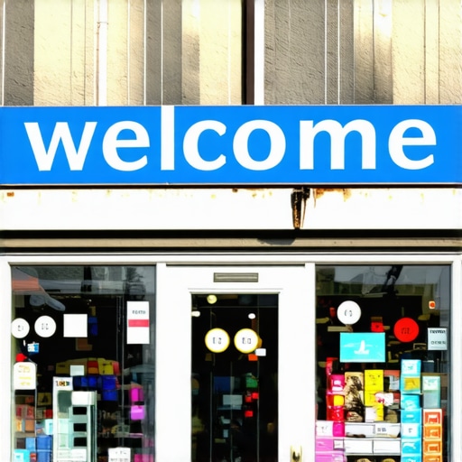 A bustling storefront in a vibrant neighborhood capturing local culture and activity