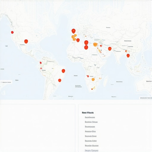 A screenshot of a dashboard tracking Google Maps rankings for a business