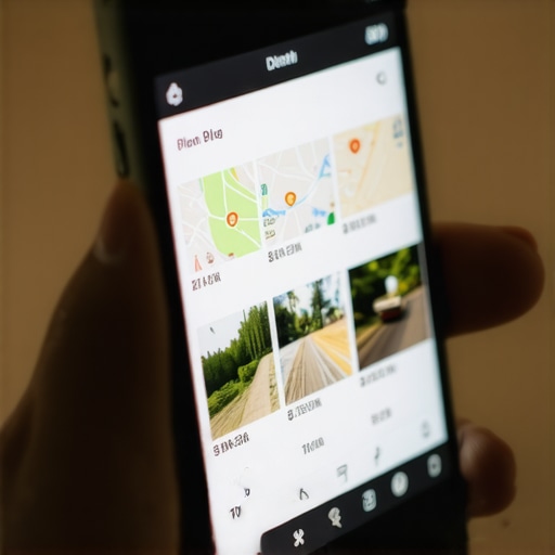 Person adjusting geotag location on a smartphone to optimize business photos for Google Maps