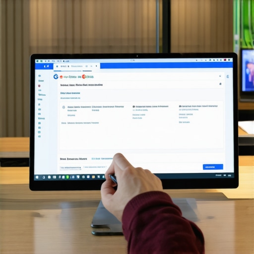 Stock data management for local SEO Person updating inventory information on Google Business Profile to improve map rankings