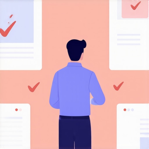 Business owner reviewing and updating business information across various online platforms.