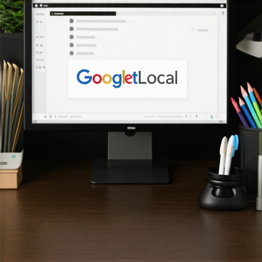 Computer screen displaying BrightLocal and Google Search Console dashboards for local map SEO management.