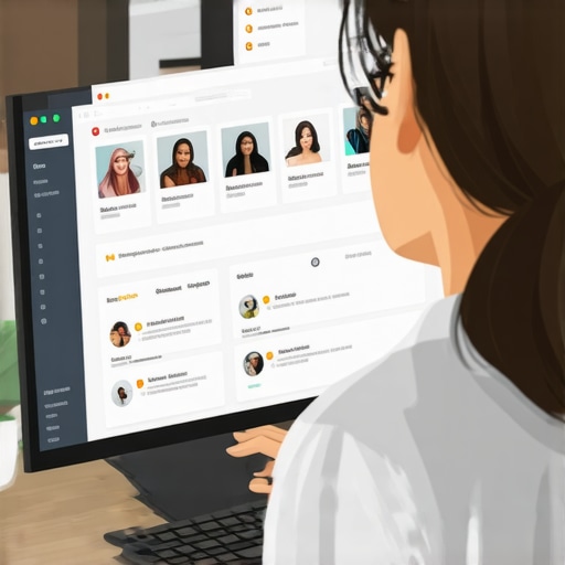 Optimizing Your Map Profile for 2026 Business owner updating Google Business Profile with photos and data analytics